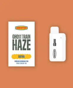 One Stop 3ml Disposable Vape Pens - Ghost Train Haze (Sativa)