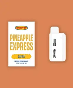 One Stop 3ml Disposable Vape Pens - Pineapple Express (Sativa)