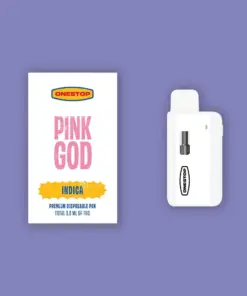 One Stop 3ml Disposable Vape Pens - Pink God (Indica)