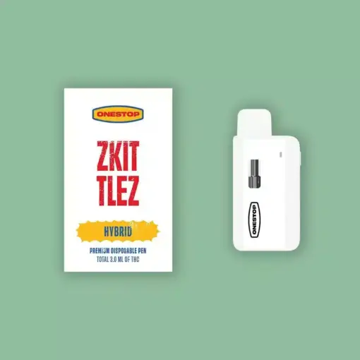 One Stop 3ml Disposable Vape Pens - Zkittez (Hybrid)